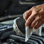 change oil filter manually