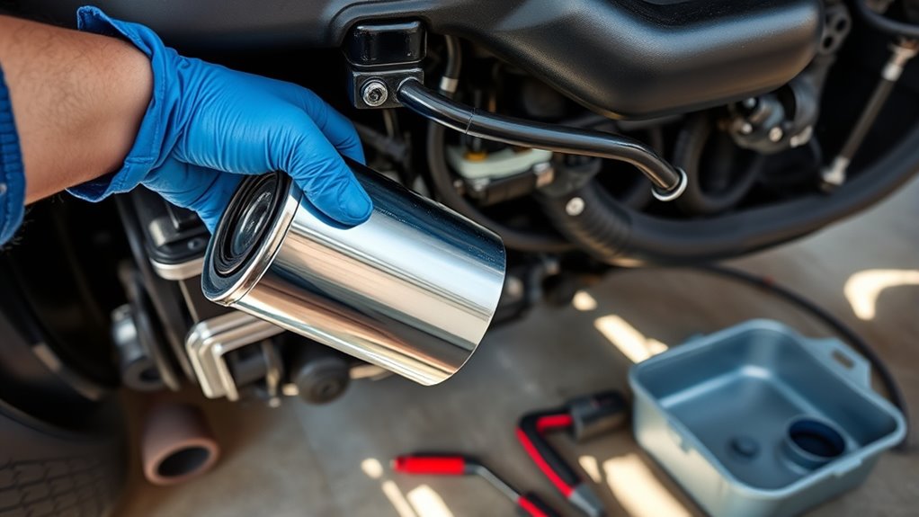 change oil filter sienna