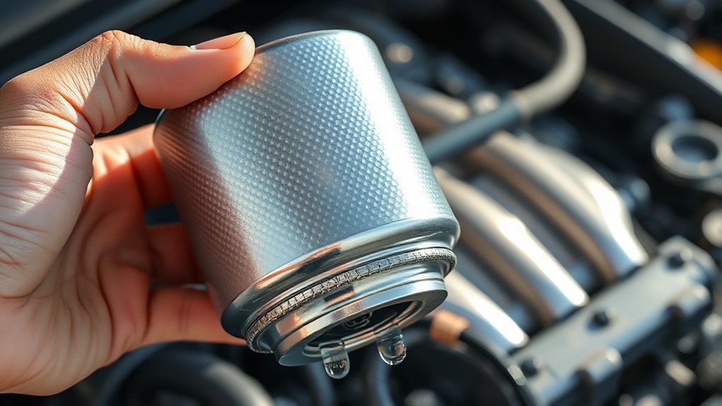 oil filter removes contaminants
