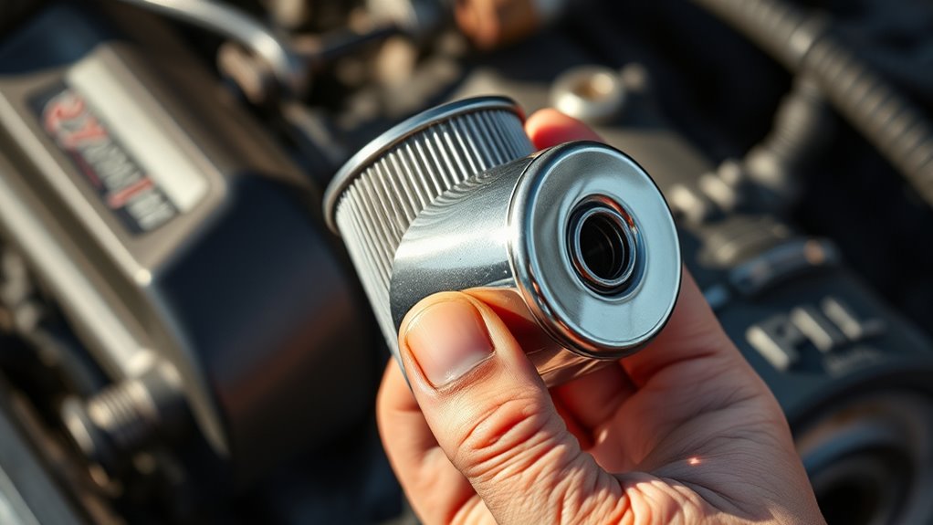 oil filter turn direction