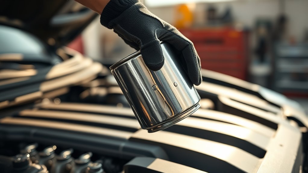 regular oil filter replacement