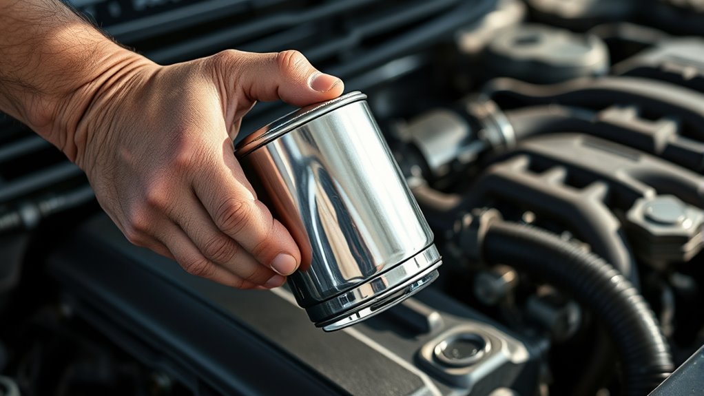 securely twist oil filter