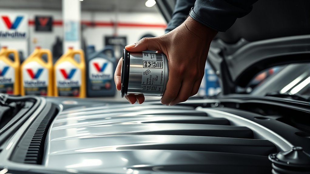 valvoline oil filter change